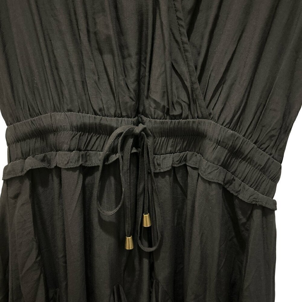 Revolve Black Country Western Rodeo Romper Dress Size Small - Picture 3 of 4